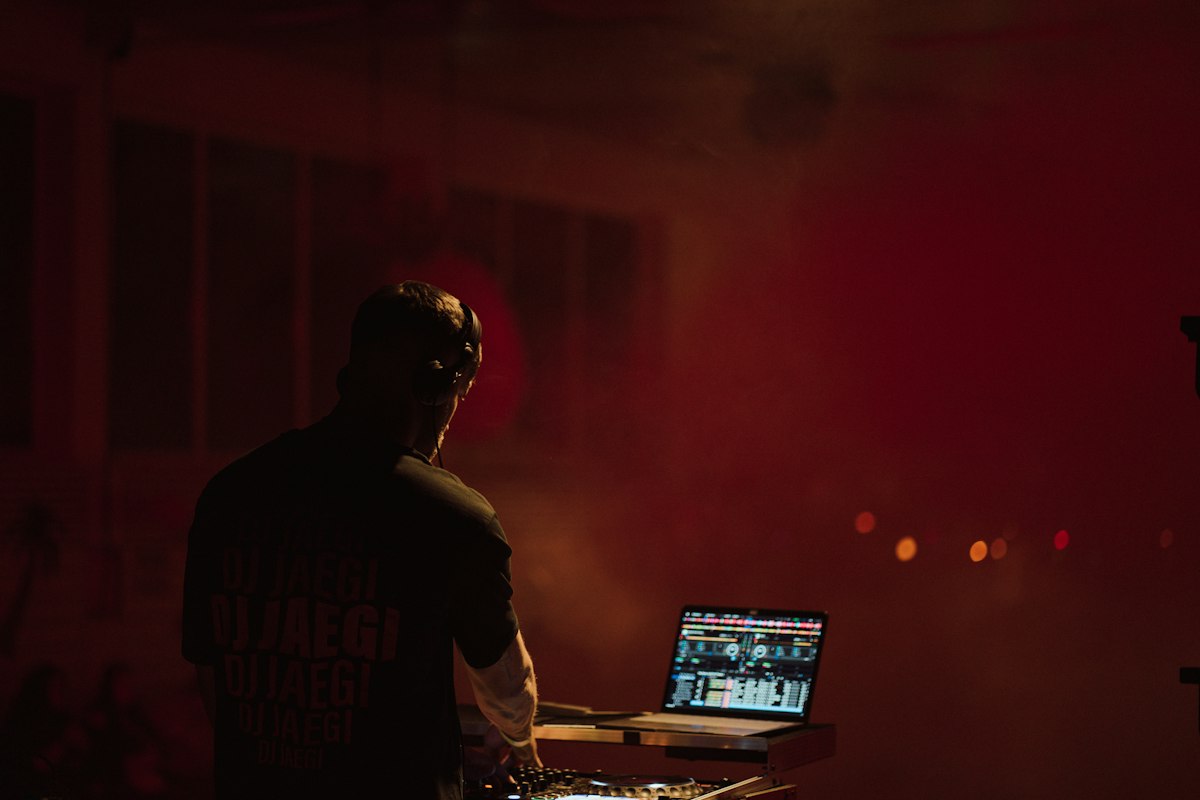 DJ performing at a nightclub